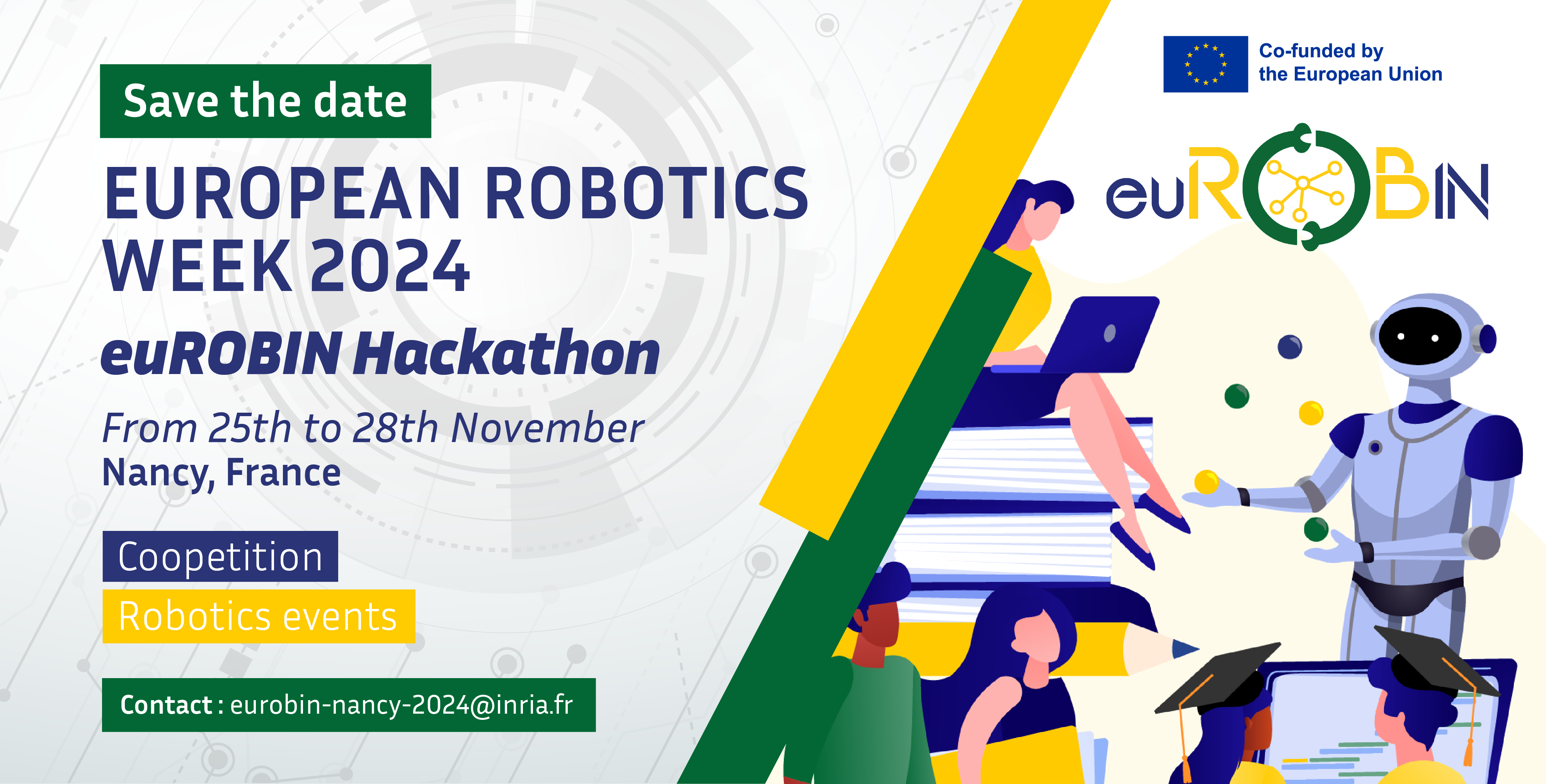 euROBIN at Nancy European Robotics Week 2024